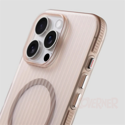 GripLine SlimFit Case – MagSafe Compatible Hybrid iPhone Case with Internal Side Stripes | Slim Fit, Camera Protection