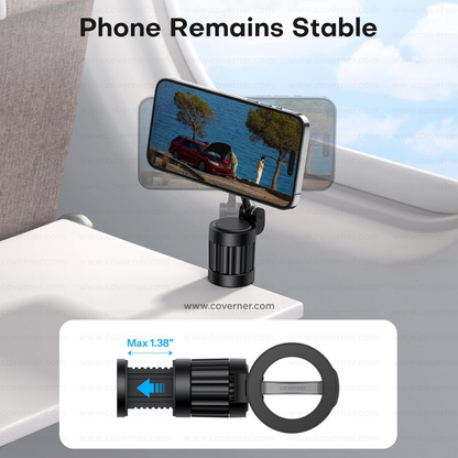 MagOrbit 360 – MagSafe Magnetic Phone Stand for Desk & Travel by Coverner India