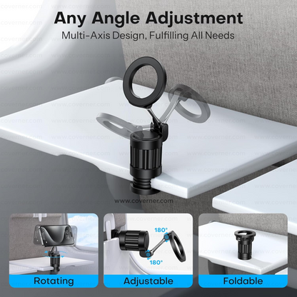 MagOrbit 360 – MagSafe Magnetic Phone Stand for Desk & Travel by Coverner India