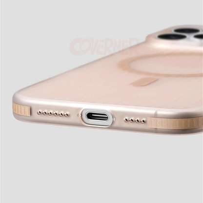 GripLine SlimFit Case – MagSafe Compatible Hybrid iPhone Case with Internal Side Stripes | Slim Fit, Camera Protection