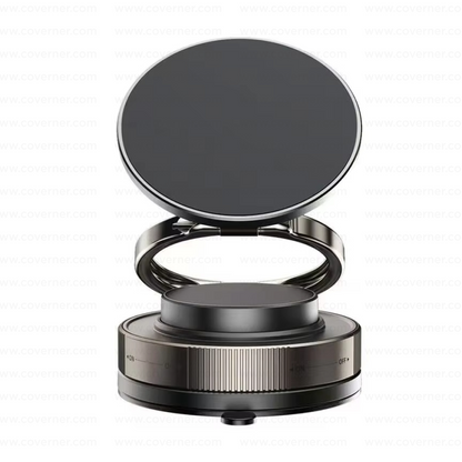 GripAxis 360 – 2025 Edition | Magnetic Vacuum Suction Phone Holder by Coverner India