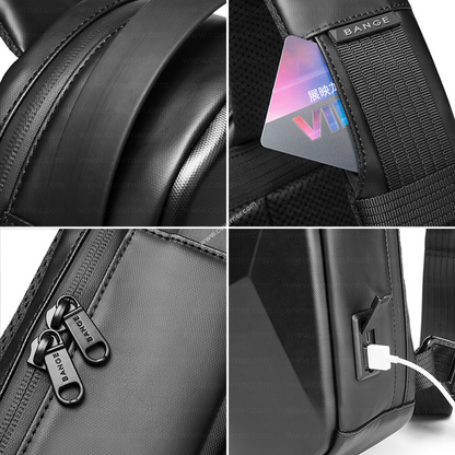Bange Hard Shell Sling Bag – Waterproof Travel Crossbody with Anti-Theft Design by Coverner India