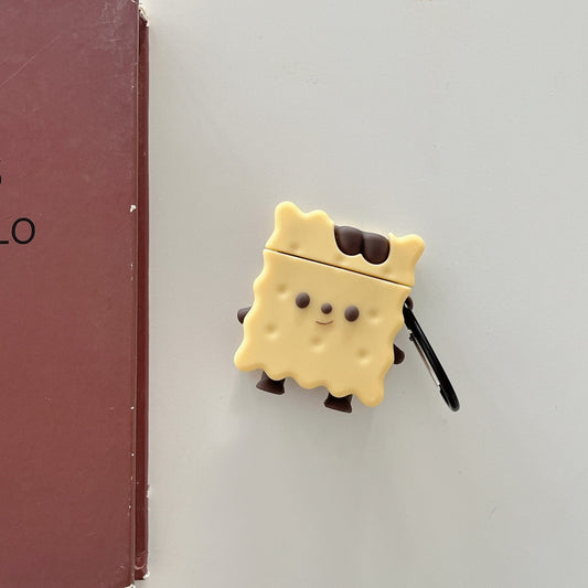 Happy Biscuit Airpods Cover for Apple AirPods - Premium Silicone Case (Limited Edition)
