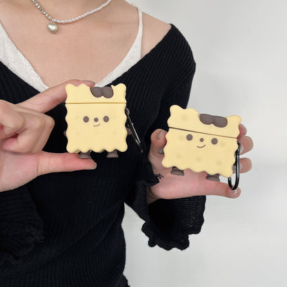 Happy Biscuit Airpods Cover for Apple AirPods - Premium Silicone Case (Limited Edition)