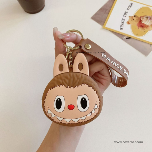 Labubu Silicone Purse Wallet & Cute Cartoon Mini Storage Bag - Strap Series BOOM