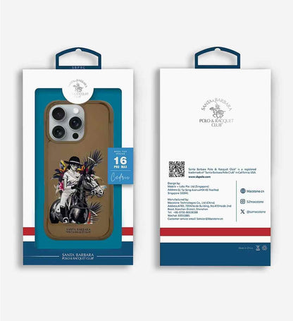 Santa Barbara Polo & Racquet Club – Cedric Series Premium iPhone Case - Brown