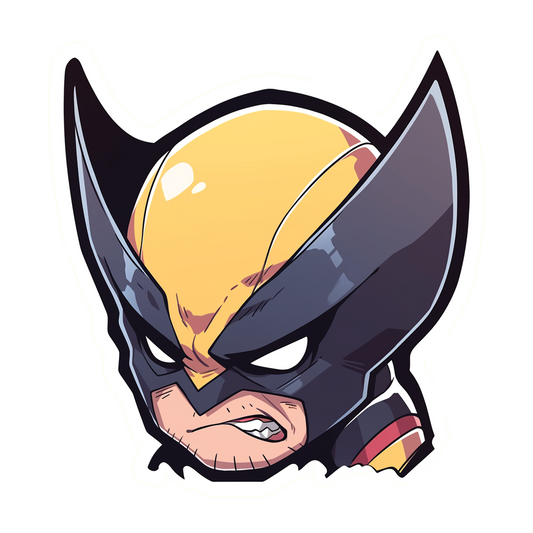 Wolverine Fridge Magnet - 3D Cutout -  Double Magnet Strong Hold