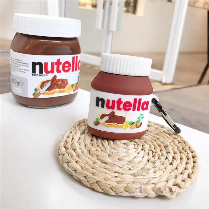 Nutella Airpods Cover for Apple AirPods - Premium Silicone Case - LIMITED PREMIUM