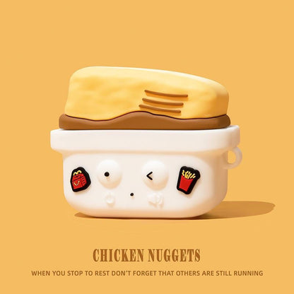 McDonald's & Chicken nugguts Airpods Cover for Apple AirPods - Premium Silicone Case
