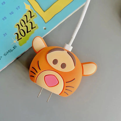 Iphone Charger Case Cover - Baby Tiger (4 Piece Set)