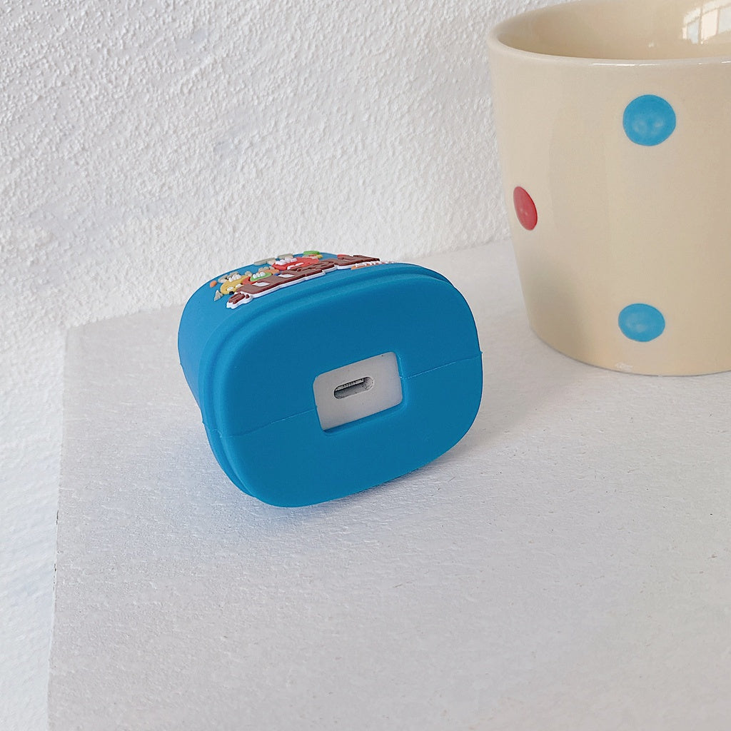 Iphone Charger Case Cover - M&M's - 4 Piece Set (With Wire Protector)